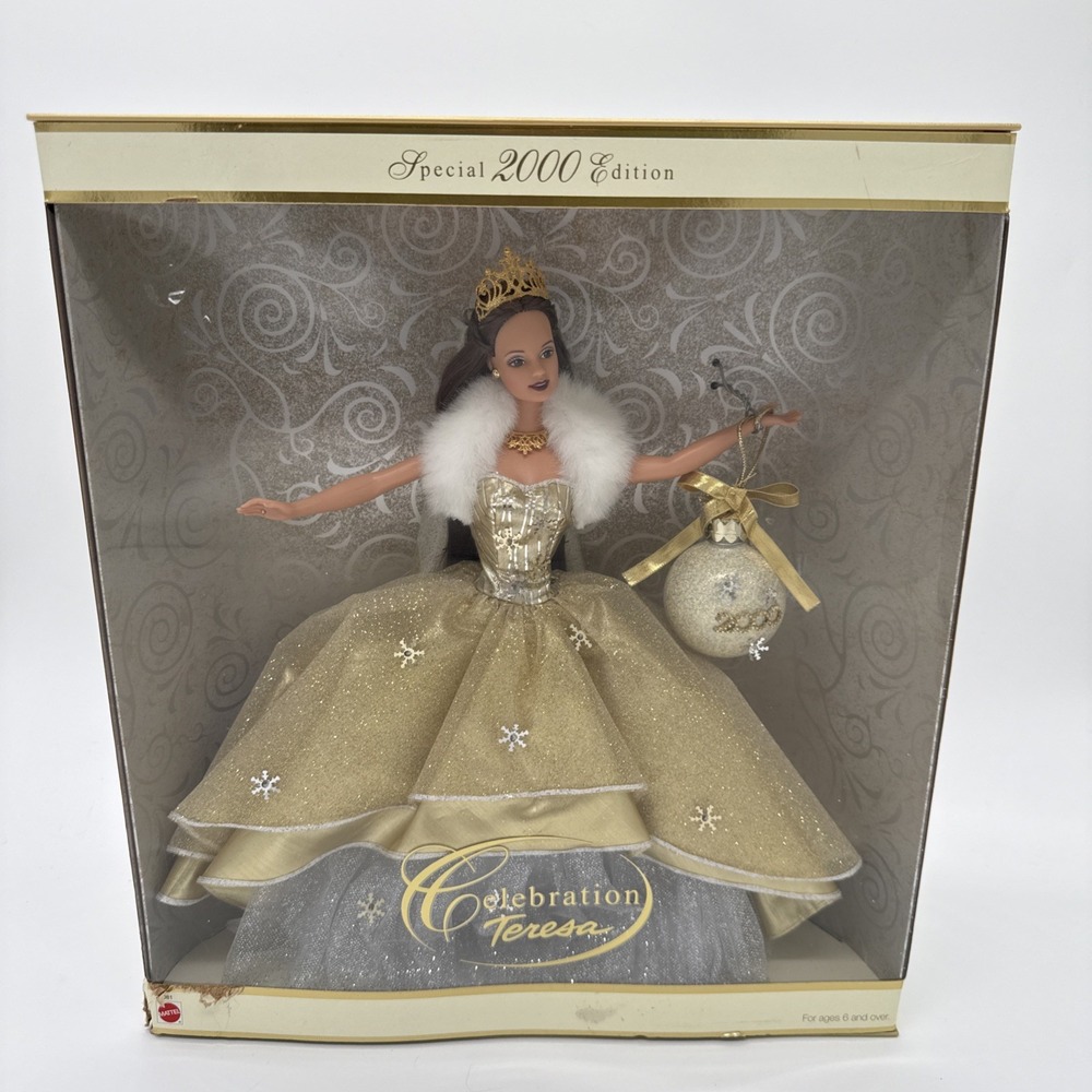 NEW Barbie 2000 Celebration Teresa Doll Holiday Special Edition Mattel 29081
